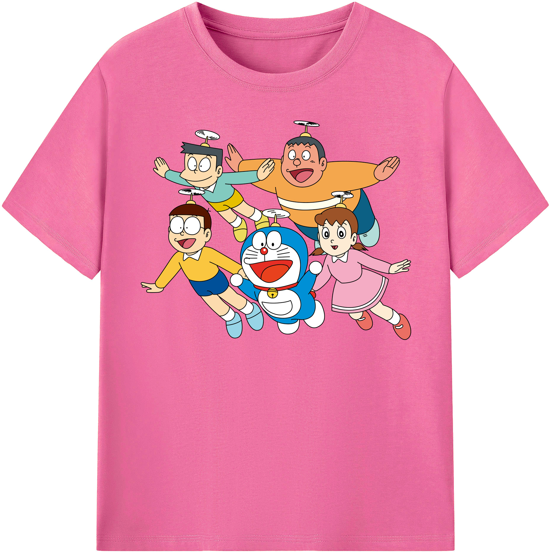 （画像用） ドラえもん 骨川 スネ夫 Doraemon Honekawa Suneo レディースカジュアルプリントTシャツ（綿100％）